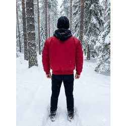 Фото: “Куртка MA-1 HOODED RED/RED L”