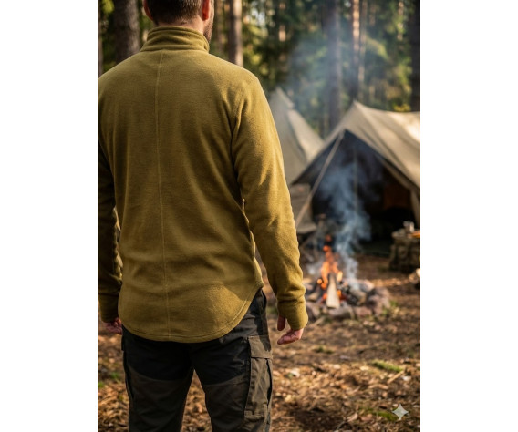 Фото: “Термоводолазка флисовая Англия, на молнии, Олива.”, купить в интернет магазине