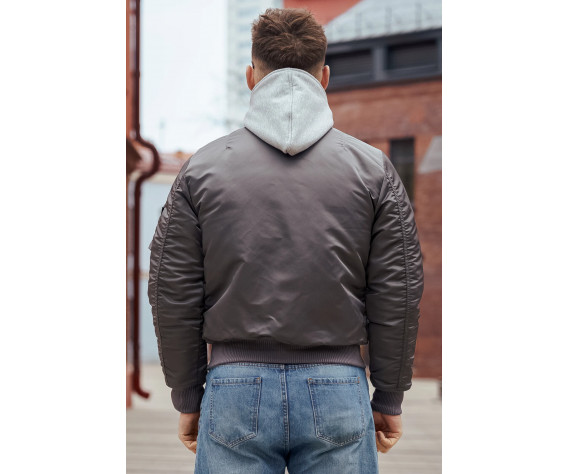 Фото: “Куртка бомбер D-tec SP-04 Grey | Army Stroll”, купить в интернет магазине