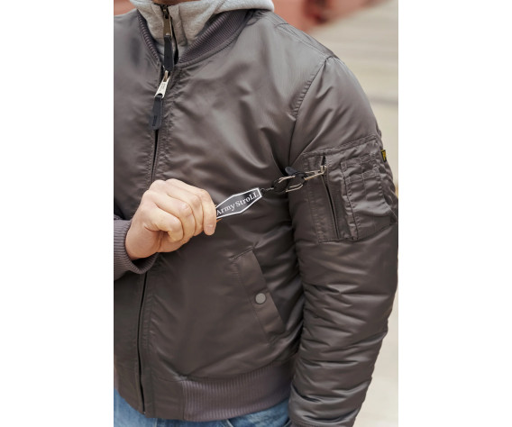 Фото: “Куртка бомбер D-tec SP-04 Grey | Army Stroll”, купить в интернет магазине