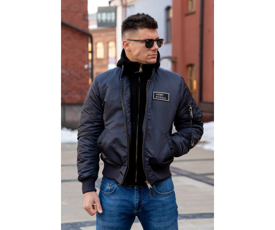 Фото: “Куртка бомбер D-tec SP-04 Navy | Army Stroll”, купить в интернет магазине