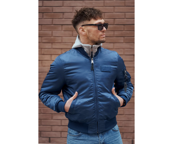 Фото: “Куртка бомбер D-tec SP-04 Blue | Army Stroll”, купить в интернет магазине