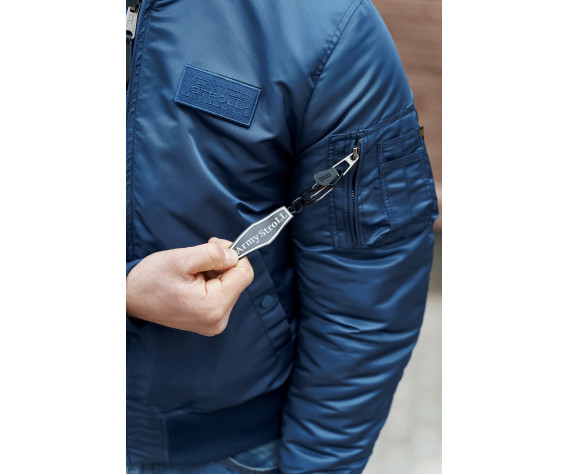 Фото: “Куртка бомбер D-tec SP-04 Blue | Army Stroll”, купить в интернет магазине