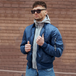 Фото: “Куртка бомбер D-tec SP-04 Blue | Army Stroll”, купить в интернет магазине