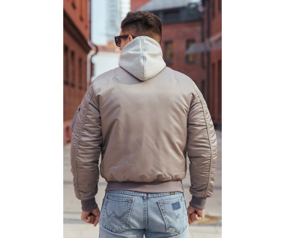 Фото: “Куртка бомбер D-tec SP-04 светло-серый | Army Stroll”, купить в интернет магазине