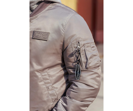 Фото: “Куртка бомбер D-tec SP-04 светло-серый | Army Stroll”, купить в интернет магазине