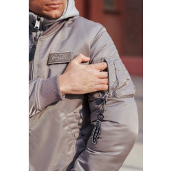 Фото: “Куртка бомбер D-tec SP-04 светло-серый | Army Stroll”