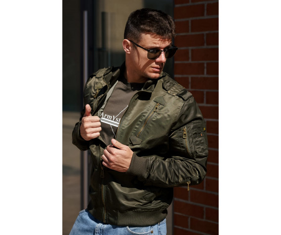 Фото: “Куртка бомбер PE-16 Olive | Army Stroll”, купить в интернет магазине
