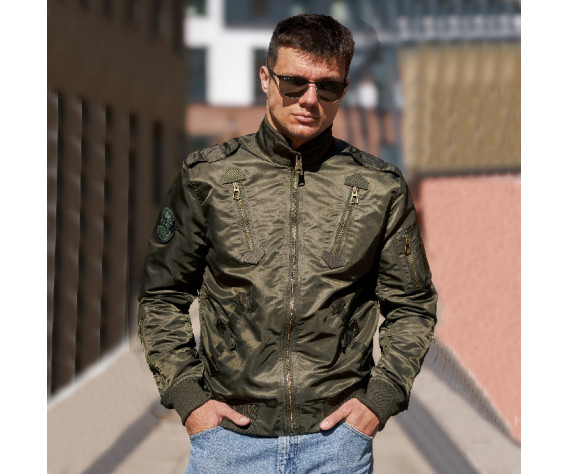 Фото: “Куртка бомбер PE-16 Olive | Army Stroll”, купить в интернет магазине