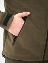Превью товара: “Флисовая кофта CLASSIC Helikon, цвет Olive Green/Black”, купить в интернет магазине