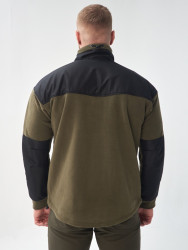 Превью товара: “Флисовая кофта CLASSIC Helikon, цвет Olive Green/Black”, купить в интернет магазине