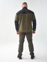 Превью товара: “Флисовая кофта CLASSIC Helikon, цвет Olive Green/Black”, купить в интернет магазине