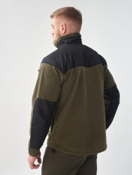 Превью товара: “Флисовая кофта CLASSIC Helikon, цвет Olive Green/Black”, купить в интернет магазине