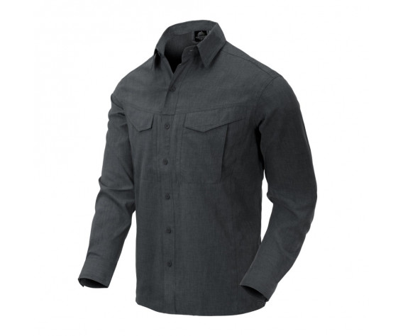 Фото: “Рубашка DEFENDER MK2 GENTLEMAN Helikon, цвет Melange Black/Grey”, купить в интернет магазине