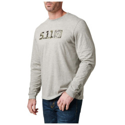 Фото: “Лонгслив Camo Logo Fill 5.11 Tactical, цвет Heat.Grey”, купить в интернет магазине
