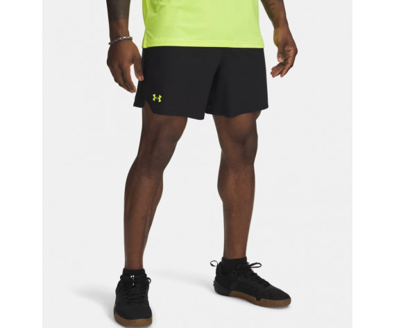 Фото: “Шорты Vanish Woven 6in Under Armour, цвет Black/Yellow”, купить в интернет магазине