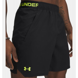 Фото: “Шорты Vanish Woven 6in Under Armour, цвет Black/Yellow”