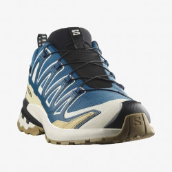 Фото: “Кроссовки M XA PRO 3D V9 GTX Salomon, цвет Dark Blue/Icicle/Aloe”