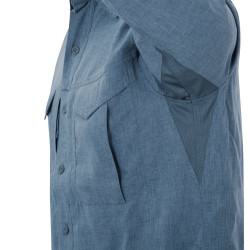 Фото: “Рубашка DEFENDER MK2 GENTLEMAN Helikon, цвет Melange Blue”