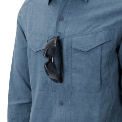 Фото: “Рубашка DEFENDER MK2 GENTLEMAN Helikon, цвет Melange Blue”