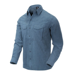 Фото: “Рубашка DEFENDER MK2 GENTLEMAN Helikon, цвет Melange Blue”