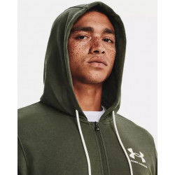 Превью товара: “Толстовка Rival Terry LC FZ Under Armour, цвет Green”, купить в интернет магазине