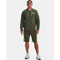 Превью товара: “Толстовка Rival Terry LC FZ Under Armour, цвет Green”, купить в интернет магазине