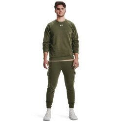 Превью товара: “Толстовка Rival Fleece Crew Under Armour, цвет Green”, купить в интернет магазине