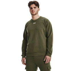 Фото: “Толстовка Rival Fleece Crew Under Armour, цвет Green”, купить в интернет магазине