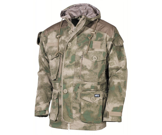 Фото: “Куртка MFH «‎‎Commando Jacket «Smock», Rip Stop, HDT-Camo Green”, купить в интернет магазине