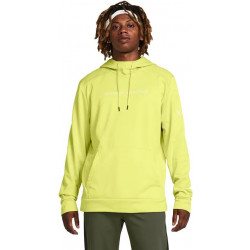 Фото: “Толстовка Armour Fleece Wordmark HD Under Armour, цвет Yellow”, купить в интернет магазине