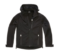Фото: “Куртка Softshell Hurricane Brandit, цвет Black”, купить в интернет магазине