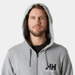 Превью товара: “Толстовка LOGO FULL ZIP 2.0 HH, цвет Grey Melange”, купить в интернет магазине