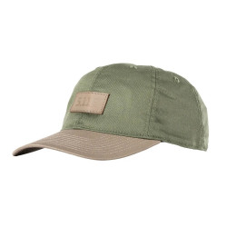 Фото: “Бейсболка Leather Box Logo 5.11 Tactical, цвет Tank Green”, купить в интернет магазине
