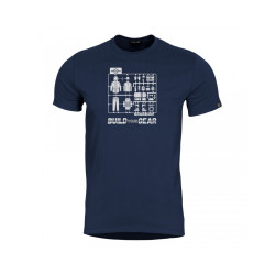 Фото: “Футболка Ageron Build Your Gear Pentagon, цвет Midnight Blue”