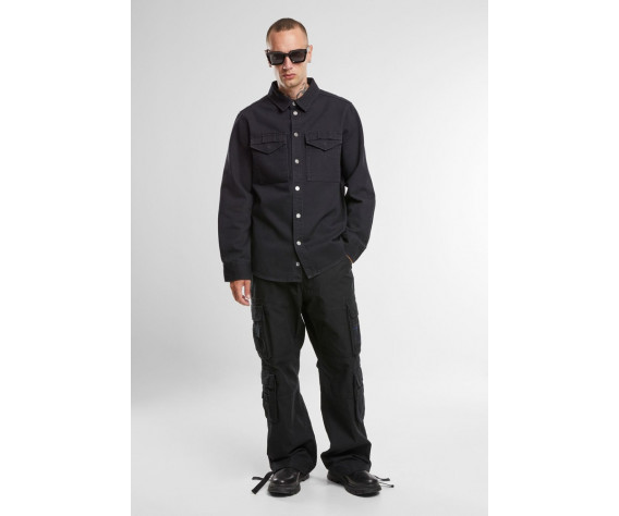 Фото: “Рубашка Heavy Twill Brandit, цвет Black”, купить в интернет магазине