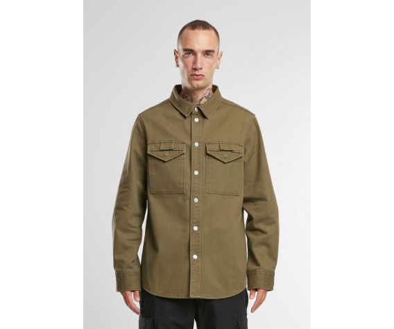 Фото: “Рубашка Heavy Twill Brandit, цвет Olive”, купить в интернет магазине