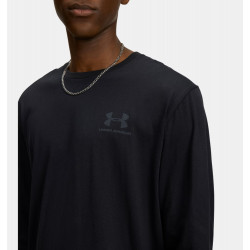 Превью товара: “Лонгслив Sportstyle Left Chest Under Armour, цвет Black/Pitch Gray”, купить в интернет магазине