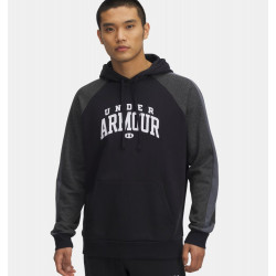 Фото: “Толстовка M Rival Flc CB Under Armour, цвет Black/Castlerock”, купить в интернет магазине