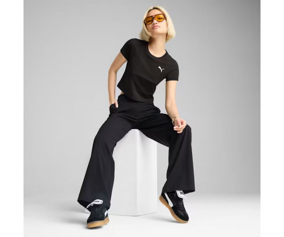 Фото: “Футболка W Wardrobe Ess Baby Puma, цвет Black”, купить в интернет магазине