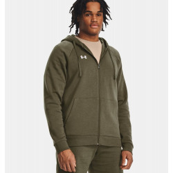 Фото: “Толстовка Rival Fleece FZ Under Armour, цвет Green”, купить в интернет магазине