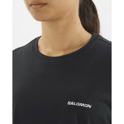 Превью товара: “Футболка W Short Tee Salomon, цвет Deep Black”, купить в интернет магазине