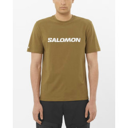 Превью товара: “Футболка M Logo Salomon, цвет Brilliant Olive”, купить в интернет магазине