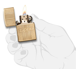 Превью товара: “Зажигалка Zippo Classic, High Polish Brass, цвет золотистый”, купить в интернет магазине