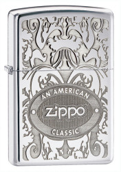 Фото: “Зажигалка Zippo High Polish глянцевая, цвет серебристый”, купить в интернет магазине