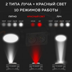 Превью товара: “Светодиодный двухлучевой налобный  фонарик NICRON H35”, купить в интернет магазине