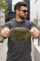 Превью товара: “Поясная сумка Possum Olive green | Army stroll”, купить в интернет магазине