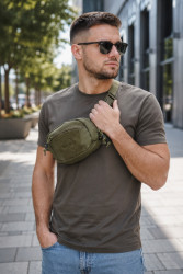Фото: “Поясная сумка Possum Olive green | Army stroll”, купить в интернет магазине