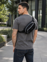 Превью товара: “Поясная сумка Bandicoot Black/Grey | Army Stroll”, купить в интернет магазине
