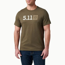 Фото: “Футболка Logo 5.11 Tactical, цвет Ranger Green”, купить в интернет магазине